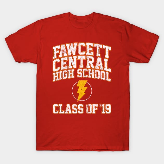 Fawcett Central High School Class of 19 (Variant) T-Shirt by huckblade